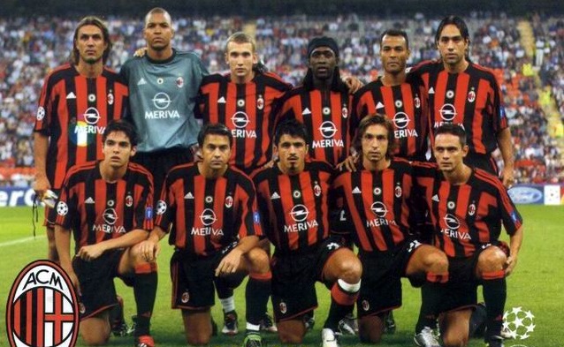 Time dos Sonhos do Milan - Imortais do Futebol