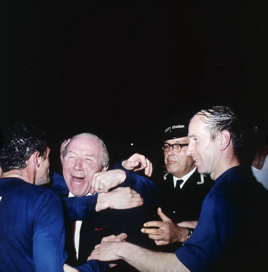 busby charlton 1968 getty