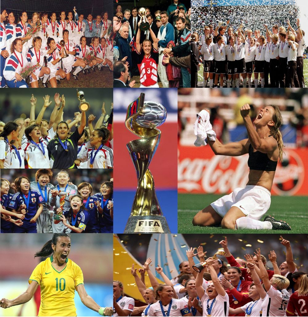 Confira a lista de vencedoras da Copa do Mundo Feminina