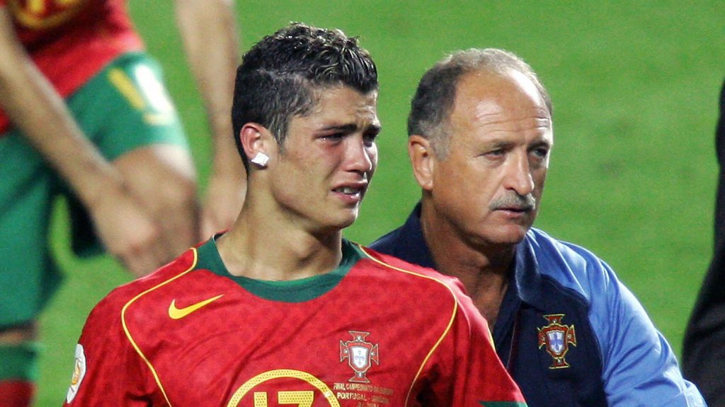 cristiano ronaldo at euro 2004