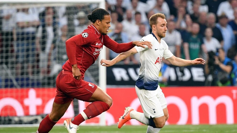 virgil van dijk liverpool christian eriksen tottenham getty