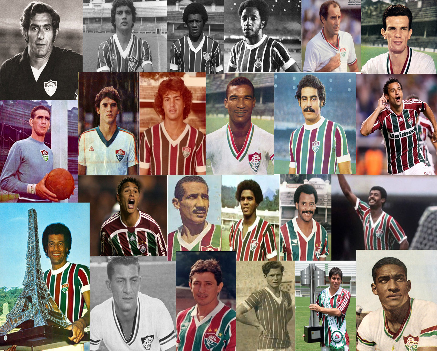 Time de futebol inspirado nas cores do Fluminense é destaque no