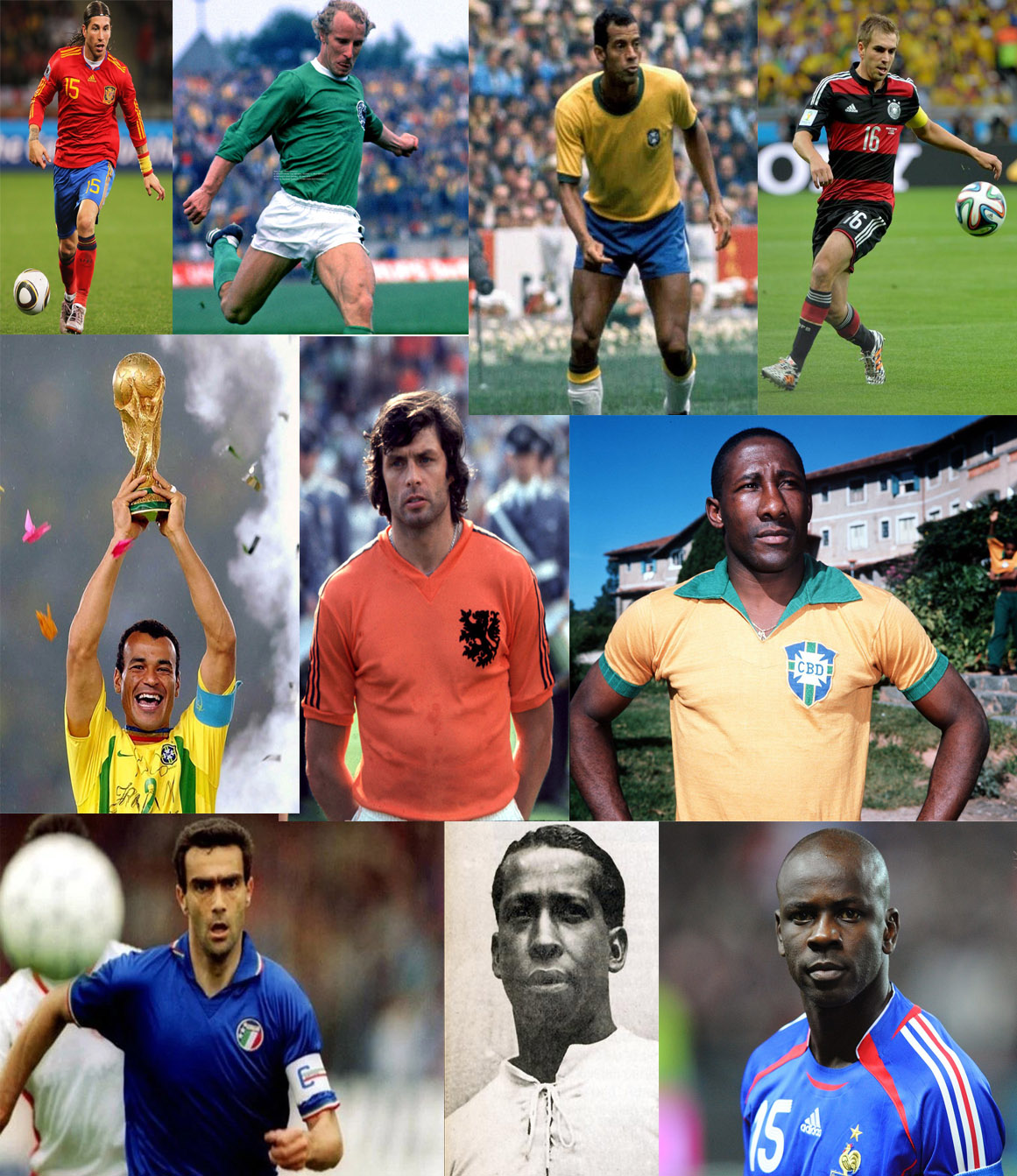 Top 10 maiores jogadores da historia das Copas do Mundo