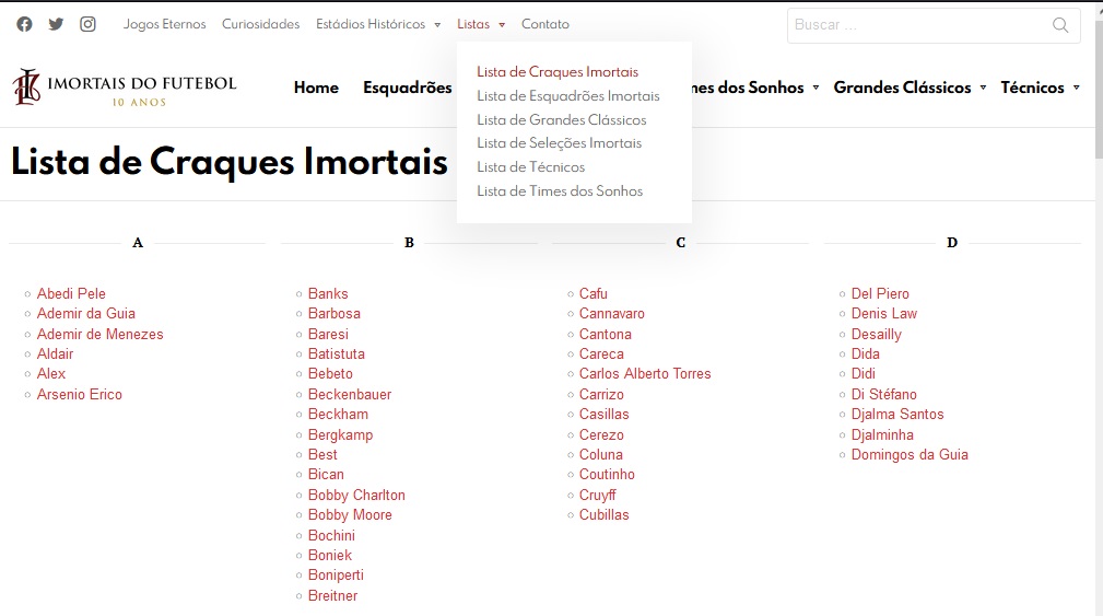 listas home novosite 2