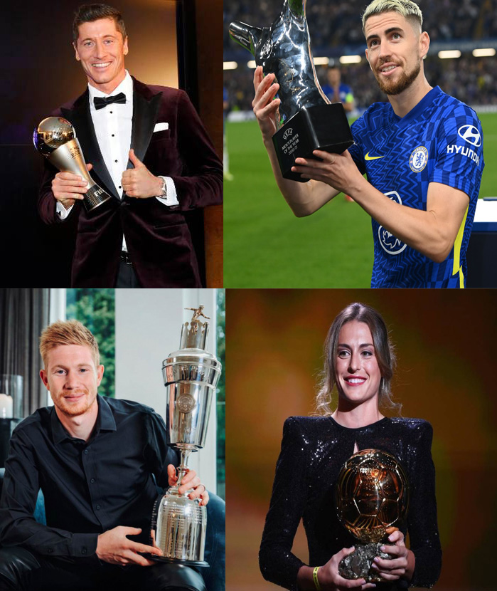 Os melhores jogadores e jogadoras de futebol da Europa Os melhores jogadores e jogadoras de futebol da Europa