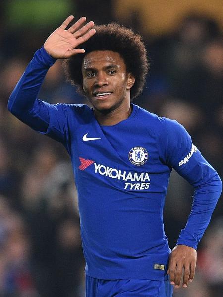 willian comemora gol do chelsea contra o bournemouth