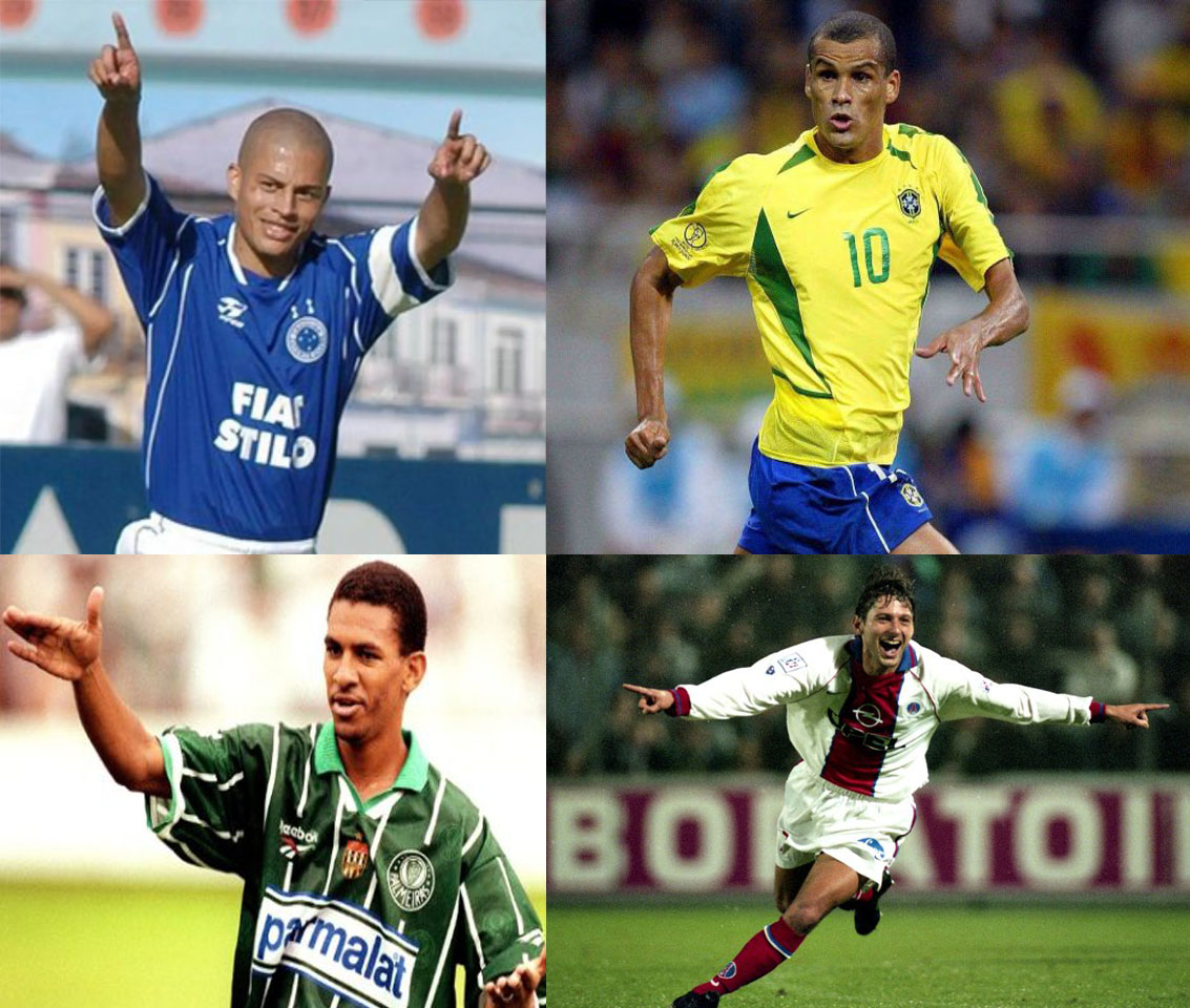 Grandes meias brasileiros canhotos dos anos 1990 - Imortais do Futebol