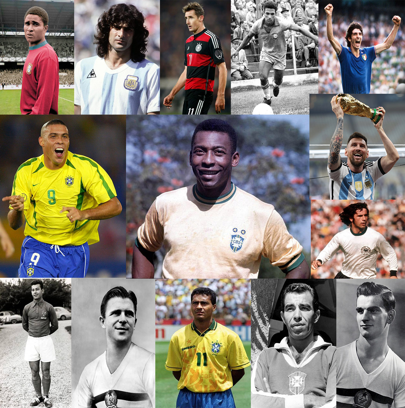 10 Maiores Atacantes das Copas - Imortais do Futebol