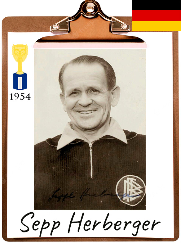 10 Maiores Técnicos das Copas 21 sepp herberger figurinha 10 mais