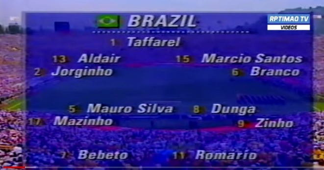Quando o Brasil de Dunga, Bebeto, Branco e Taffarel jogou contra a Arg