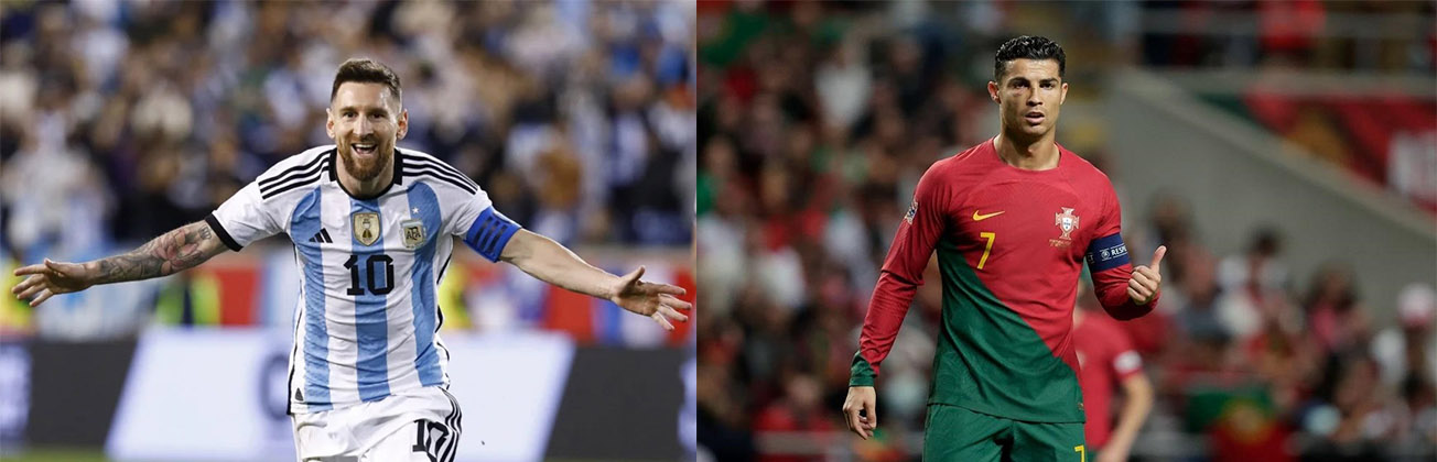 Messi e Cristiano Ronaldo: o provável adeus à Copa do Mundo