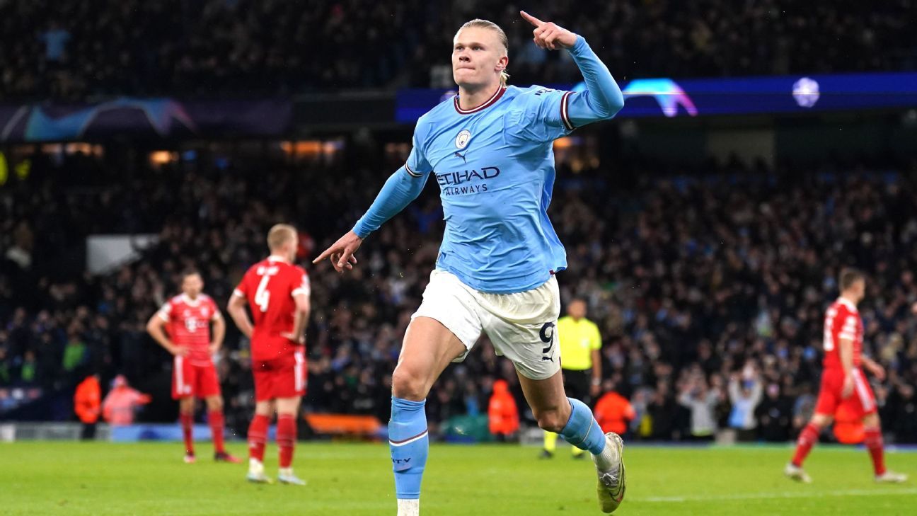 MANCHESTER CITY X BAYERN, CHAMPIONS LEAGUE 2022 / 2023, 1º) JOGO QUARTAS  DE FINAL