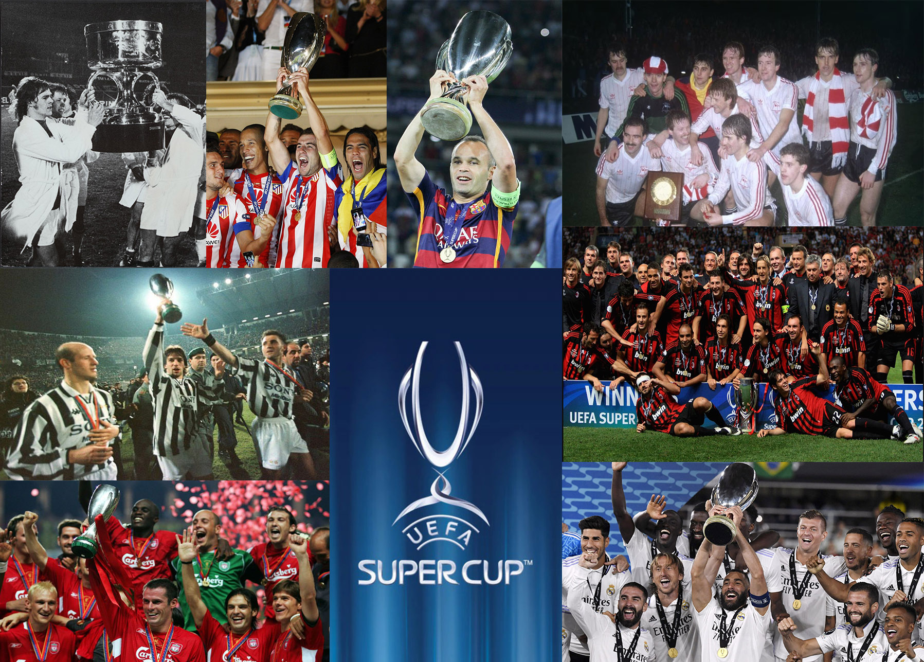 MAIORES VENCEDORES DA SUPERCOPA DA UEFA 