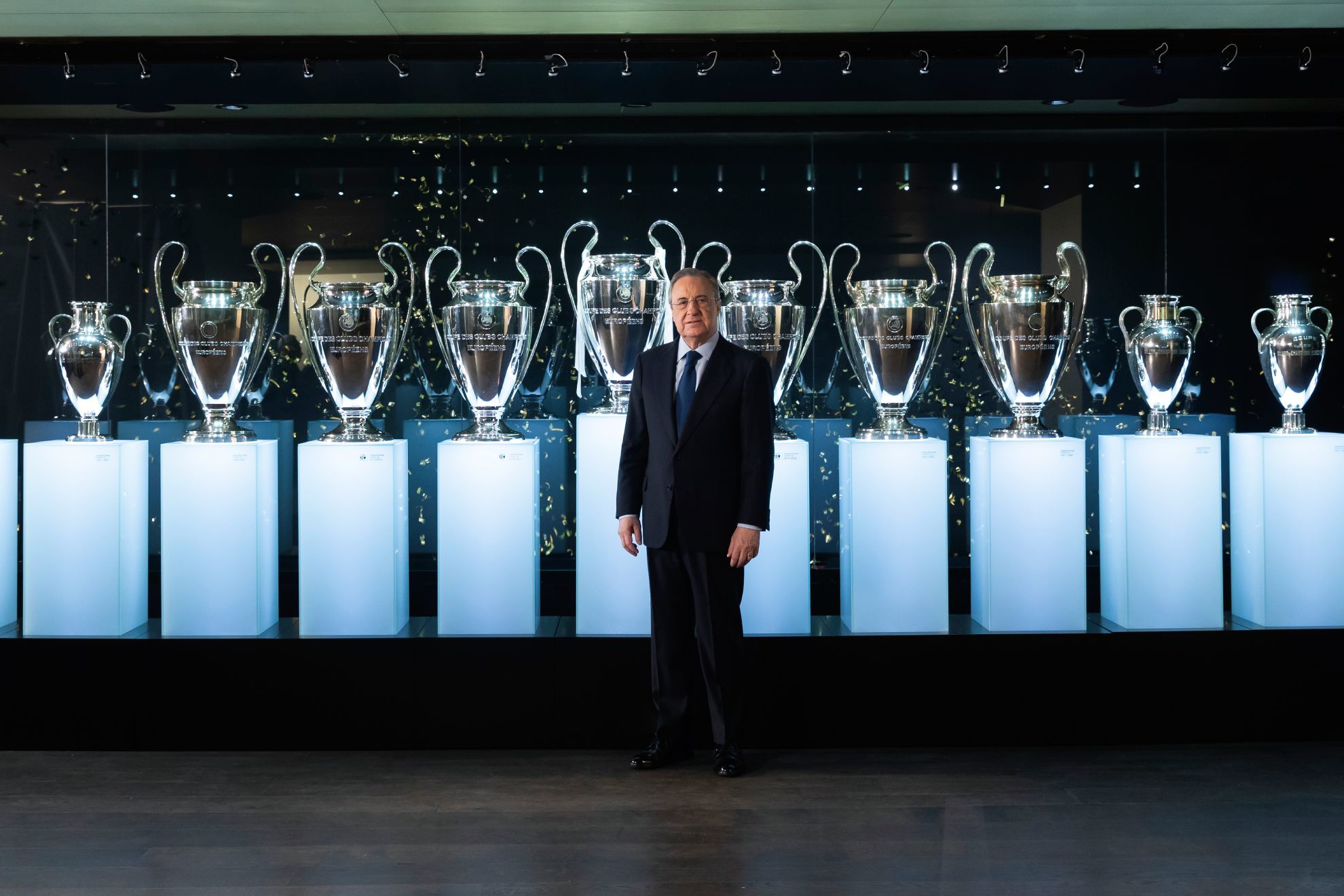 Florentino Pérez supera Santiago Bernabéu em títulos no Real Madrid Florentino Pérez supera Santiago Bernabéu em títulos no Real Madrid