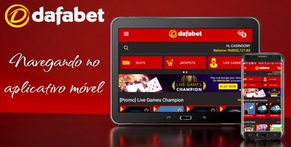 Navegando no aplicativo móvel da Dafabet Navegando no aplicativo móvel da Dafabet