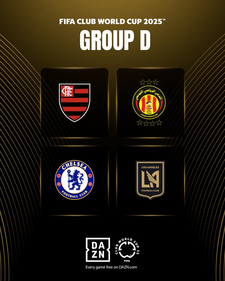 Grupos do Mundial de Clubes 2025 6 grupo D mundial 2025