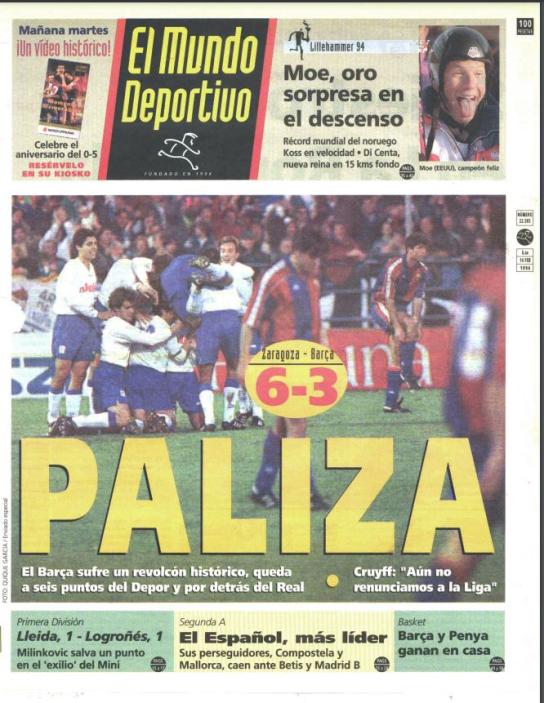 Esquadrão Imortal - Real Zaragoza 1993-1995 6 65cb9a8baa196