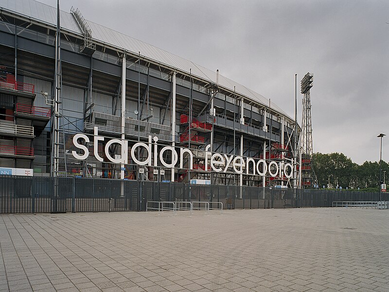De Kuip - O Caldeirão de Roterdã 20 Detail belettering Stadion Feijenoord Rotterdam 20349852 RCE