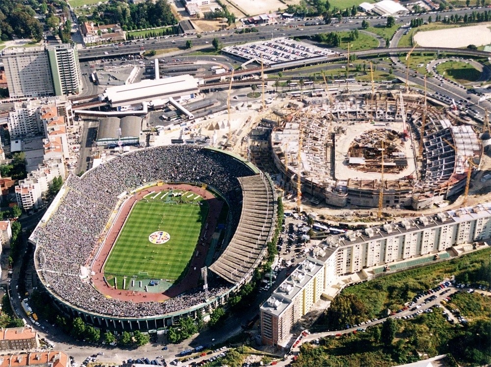 Estádio José Alvalade - Ícone Sportinguista 6 Estadios Jose Alvalade o antigo e o novo em construcao