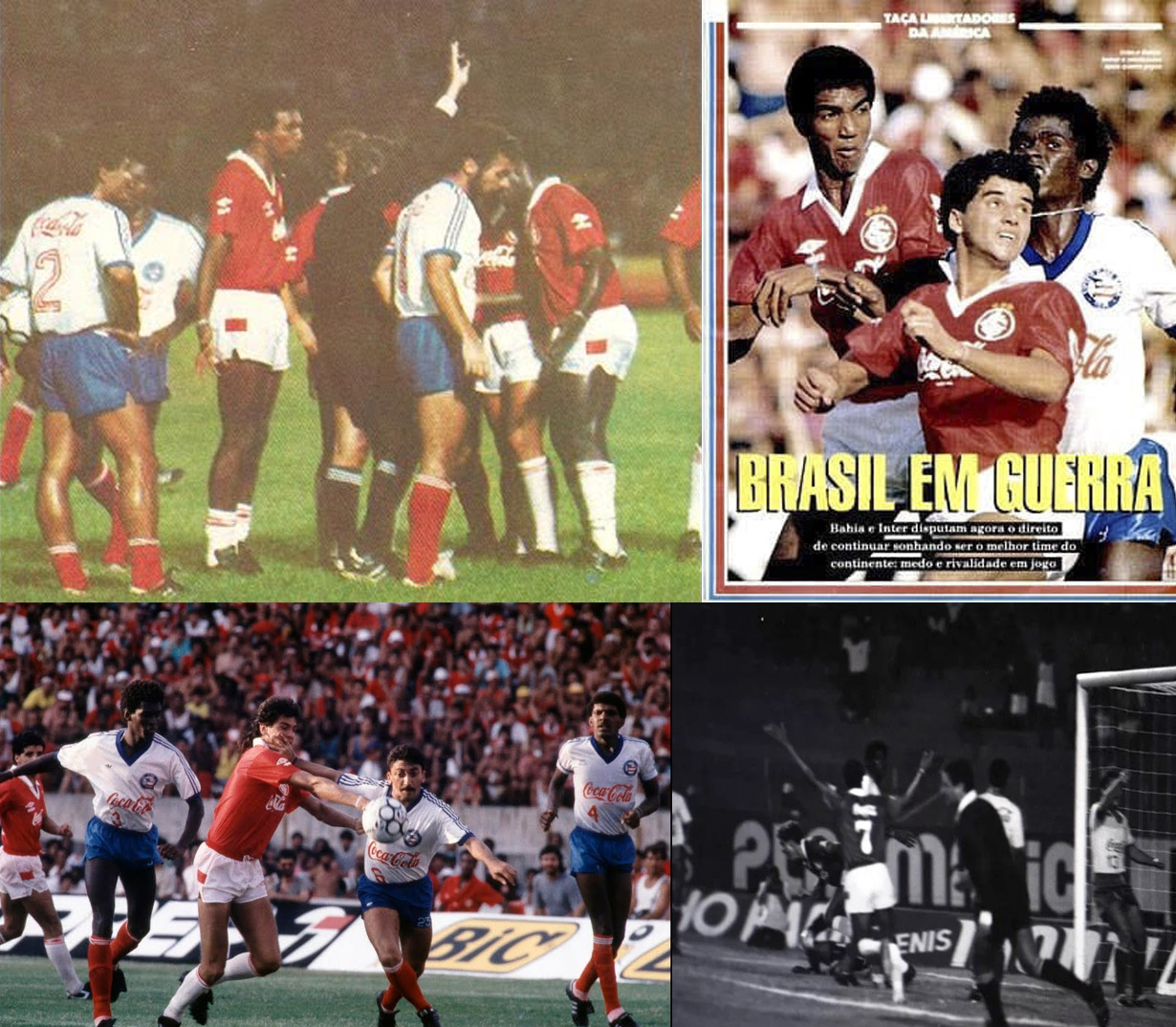 Bahia x Internacional: os jogos na Libertadores de 1989 Bahia x Internacional: os jogos na Libertadores de 1989