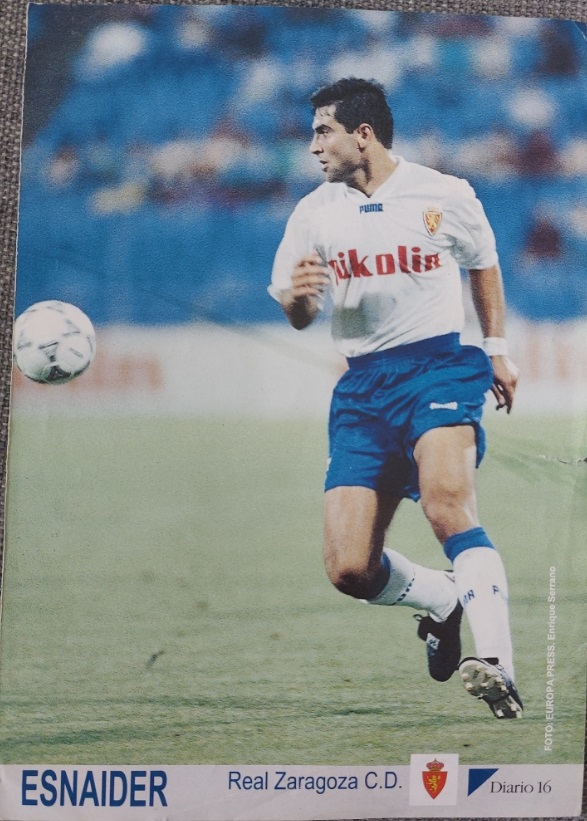 Esquadrão Imortal - Real Zaragoza 1993-1995 5 esnaider zaragoza