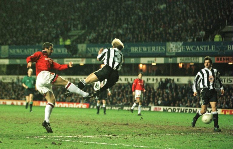 eric cantona scores the winning goal newcastle united v manchester united march 1996 768x491 1