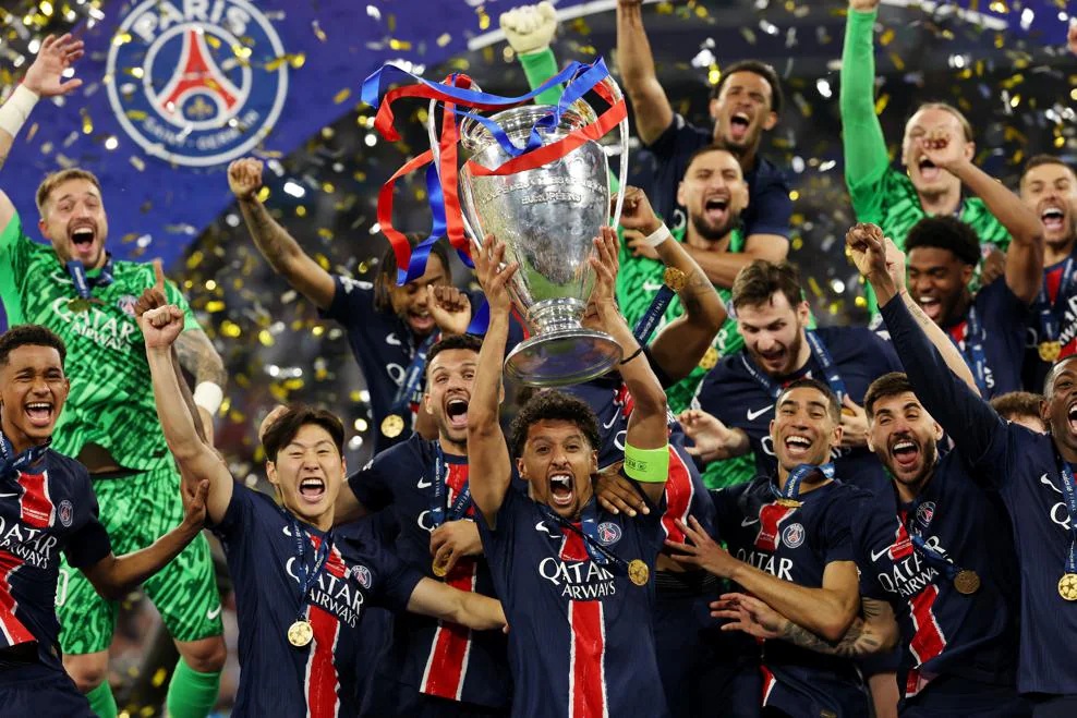 Jogos Eternos - PSG 5x0 Internazionale 2025 15 marquinhos psg festa