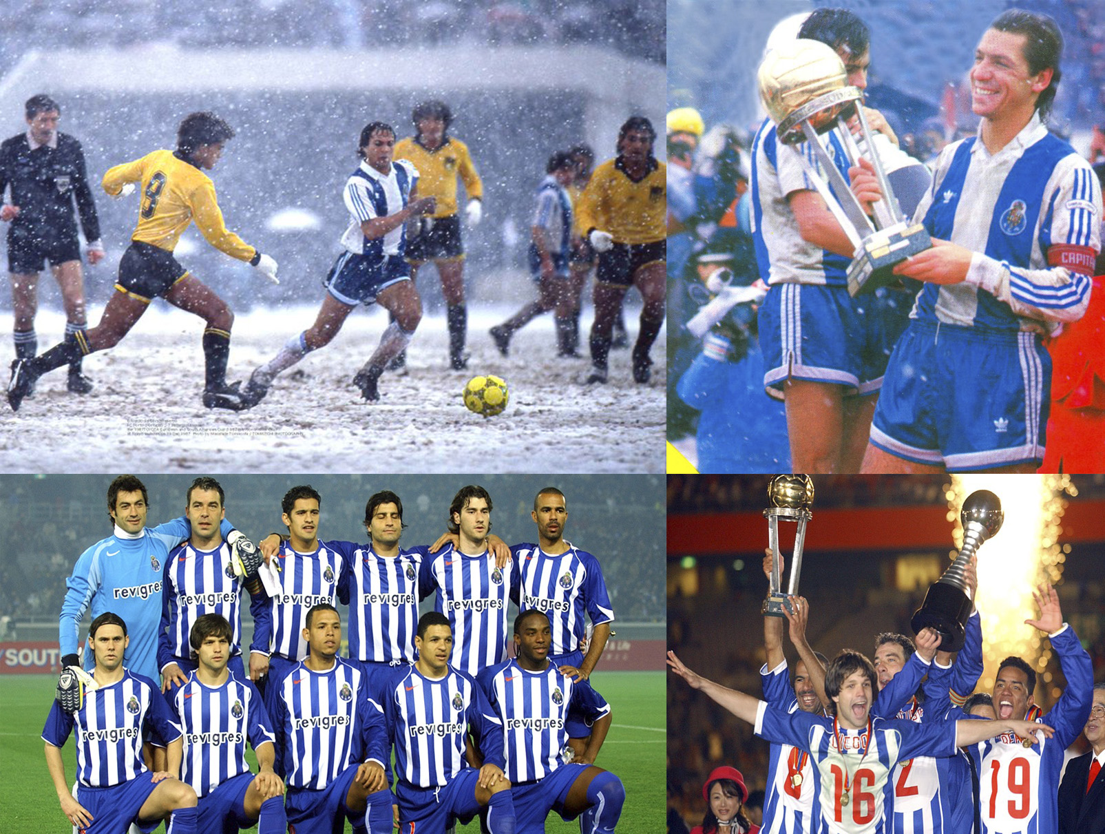 Os títulos mundiais do Porto em 1987 e 2004 Os títulos mundiais do Porto em 1987 e 2004