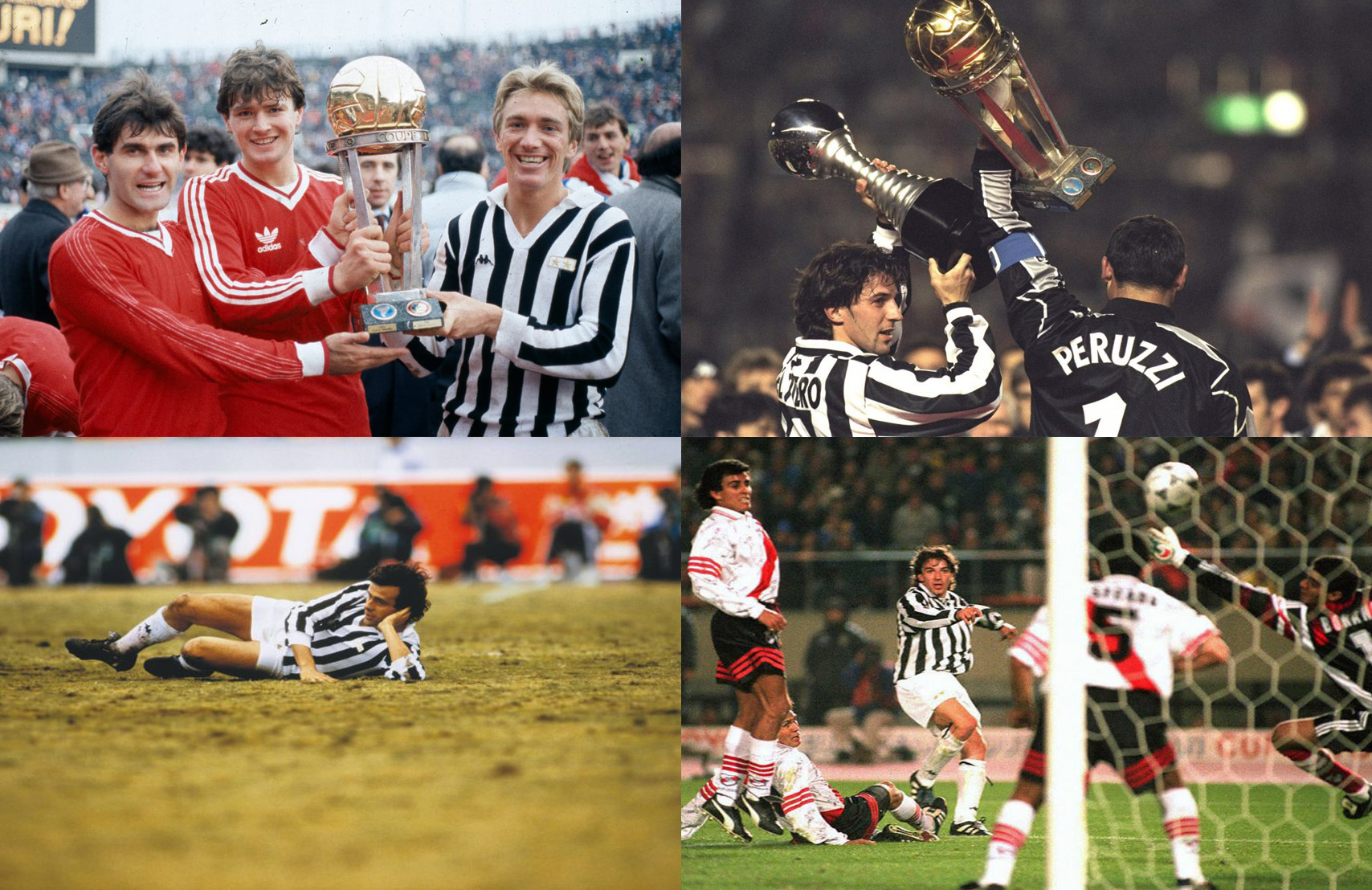 Os títulos mundiais da Juventus em 1985 e 1996 títulos mundiais da Juventus
