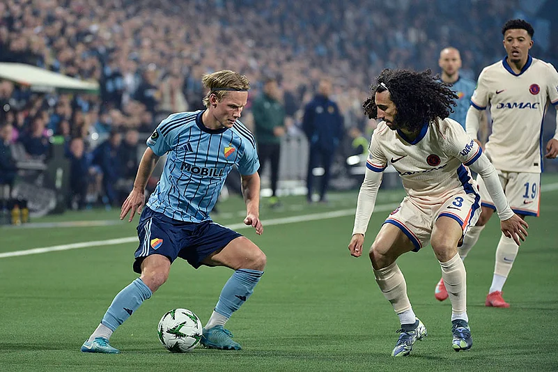 Sweden Soccer UEFA Conference Legue 2024 25 Djurgarden vs Chelsea10