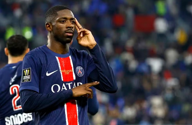 dembele supercopa 2024 KARIM JAAFAR AFP