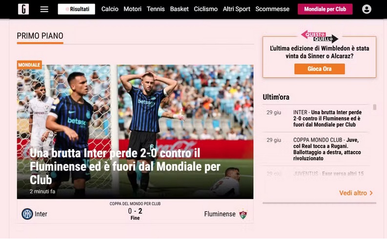 Jogos Eternos - Internazionale 0x2 Fluminense 2025 13 gazetta prensa inter flu 2025