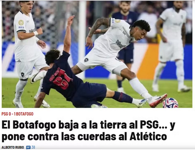Jogos Eternos - PSG 0x1 Botafogo 2025 11 marca psg botafogo