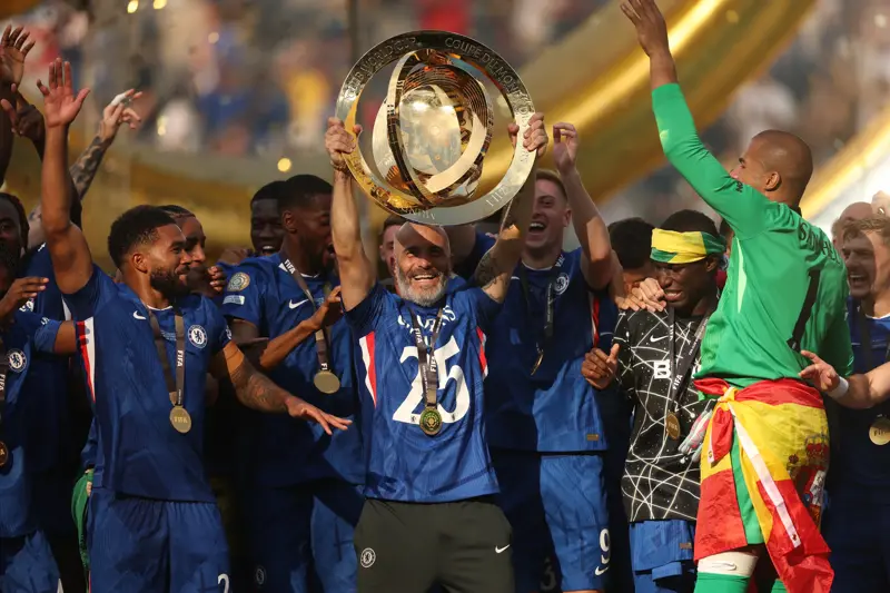 maresca Chelsea FC v Paris Saint Germain Final FIFA Club World Cup 2025