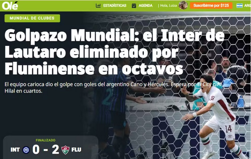 Jogos Eternos - Internazionale 0x2 Fluminense 2025 14 ole prensa inter flu 2025