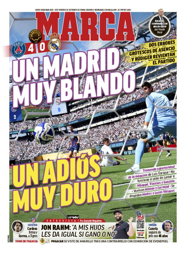 Jogos Eternos - PSG 4x0 Real Madrid 2025 13 psg madrid marca