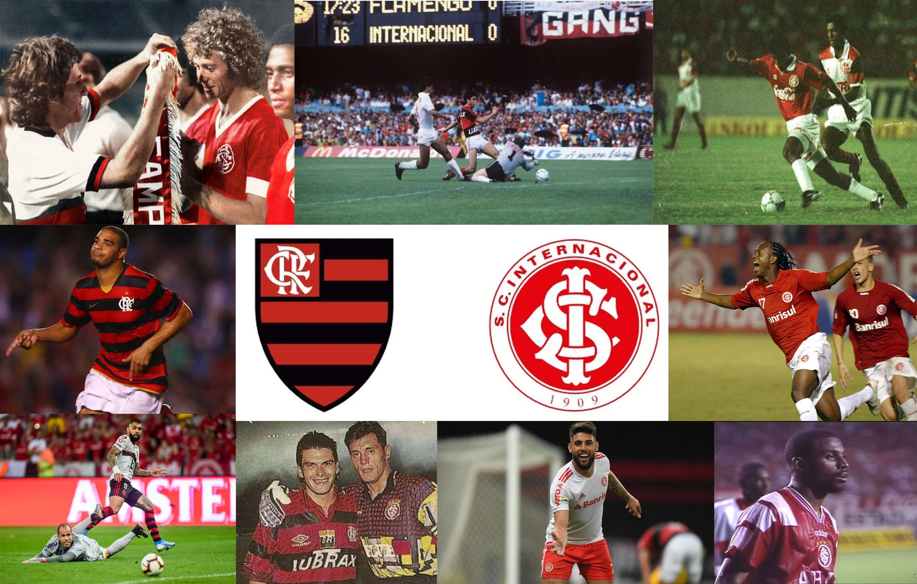 Flamengo x Internacional – Grandes jogos na história Flamengo x Internacional grandes jogos