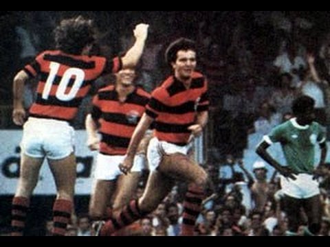 Festa do Flamengo na goleada sobre o Palmeiras em 1980