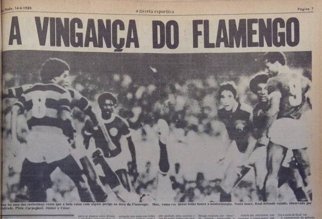 fla palmeiras 1980 jornal