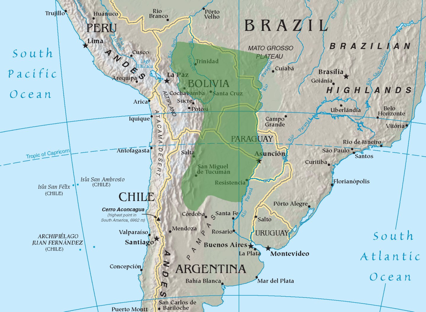 gran chaco wikim cia world factbook