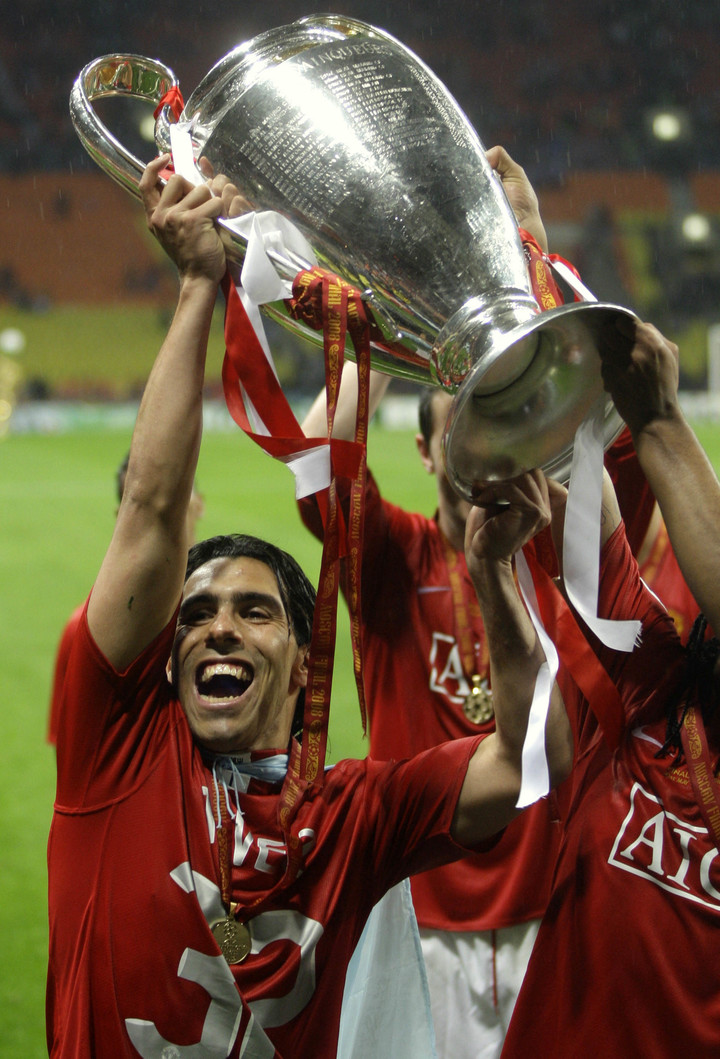 Carlos Tevez Manchester United Champions League 1