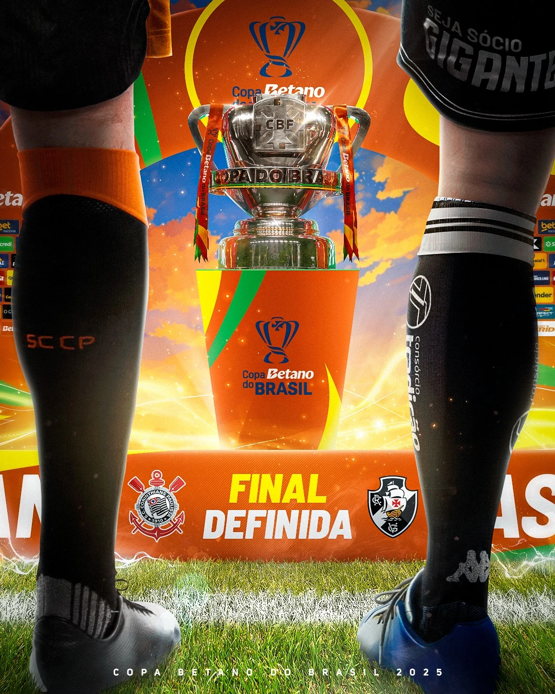 Vasco x Corinthians final Copa do Brasil 2025 onde assistir 1 1