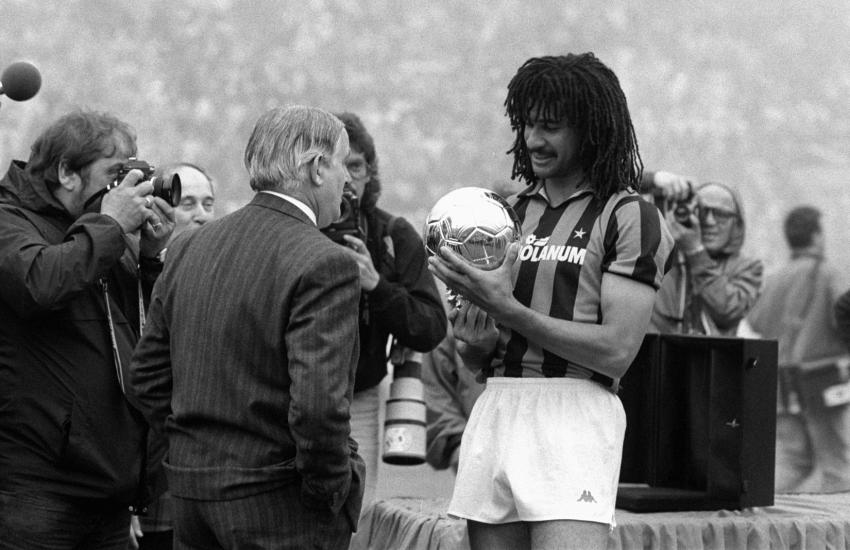 Ruud Gullit Milan Pallone doro 1987