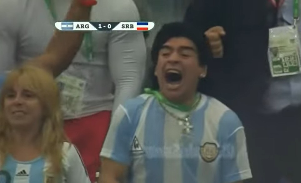 maradona gol argentina servia 2006