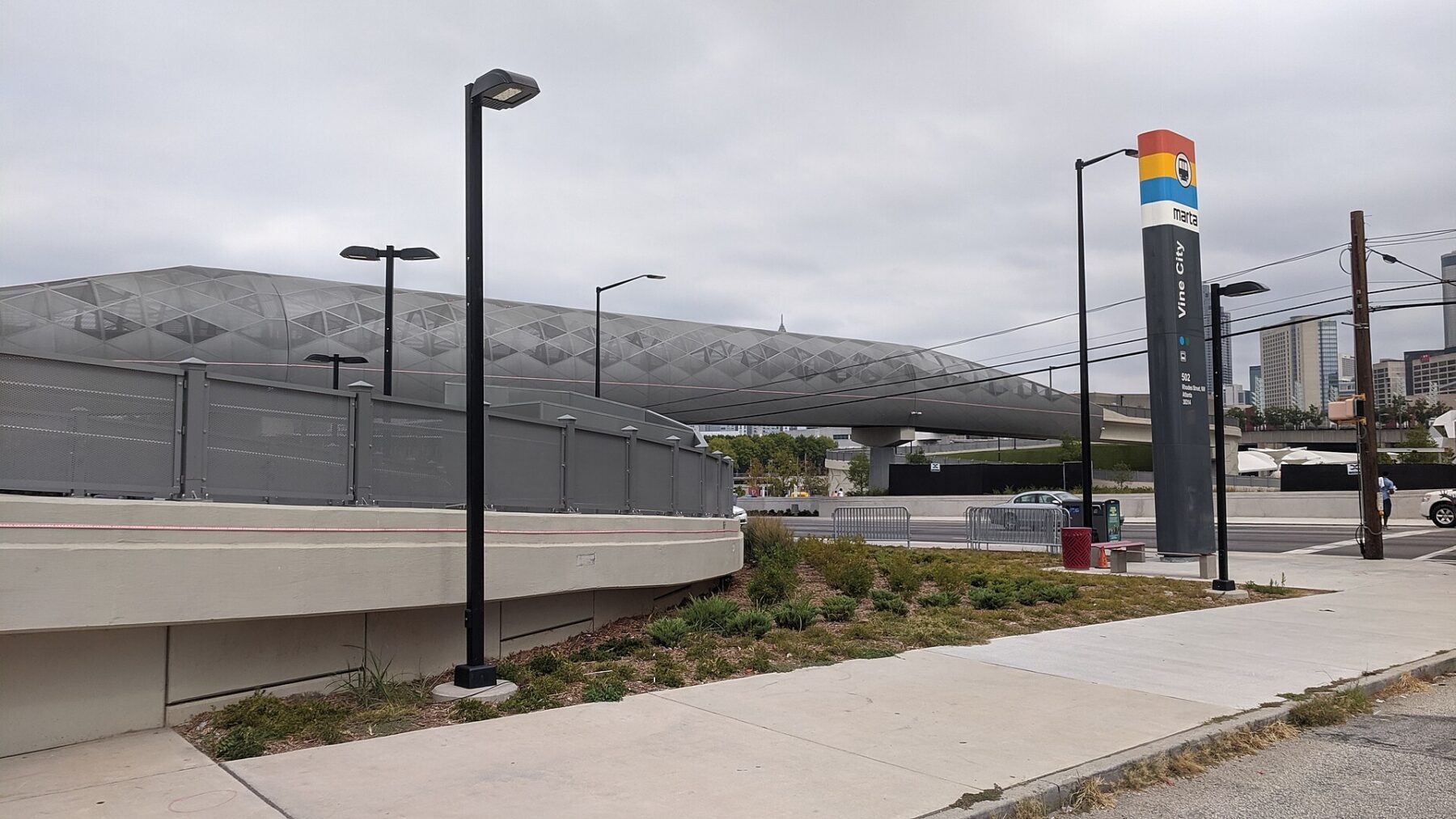 Mercedes Benz Stadium Pedestrian Bridge