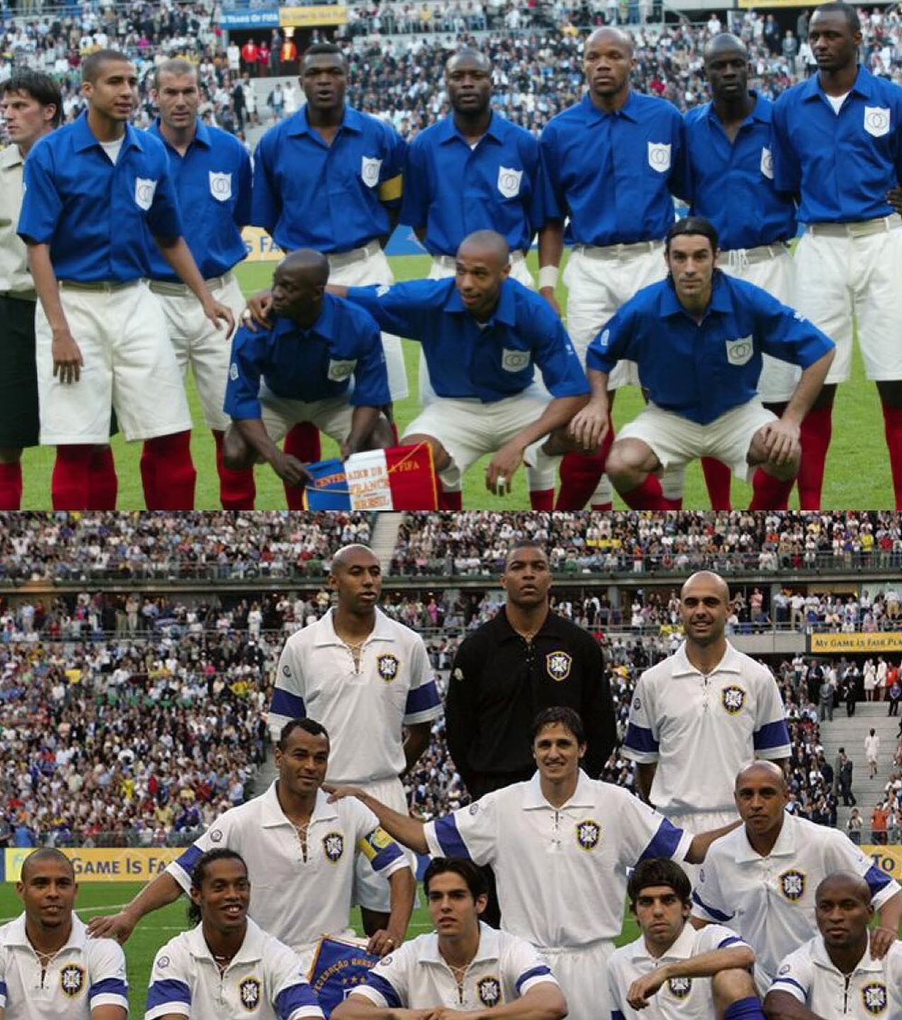 brasil franca centenario fifa 2004
