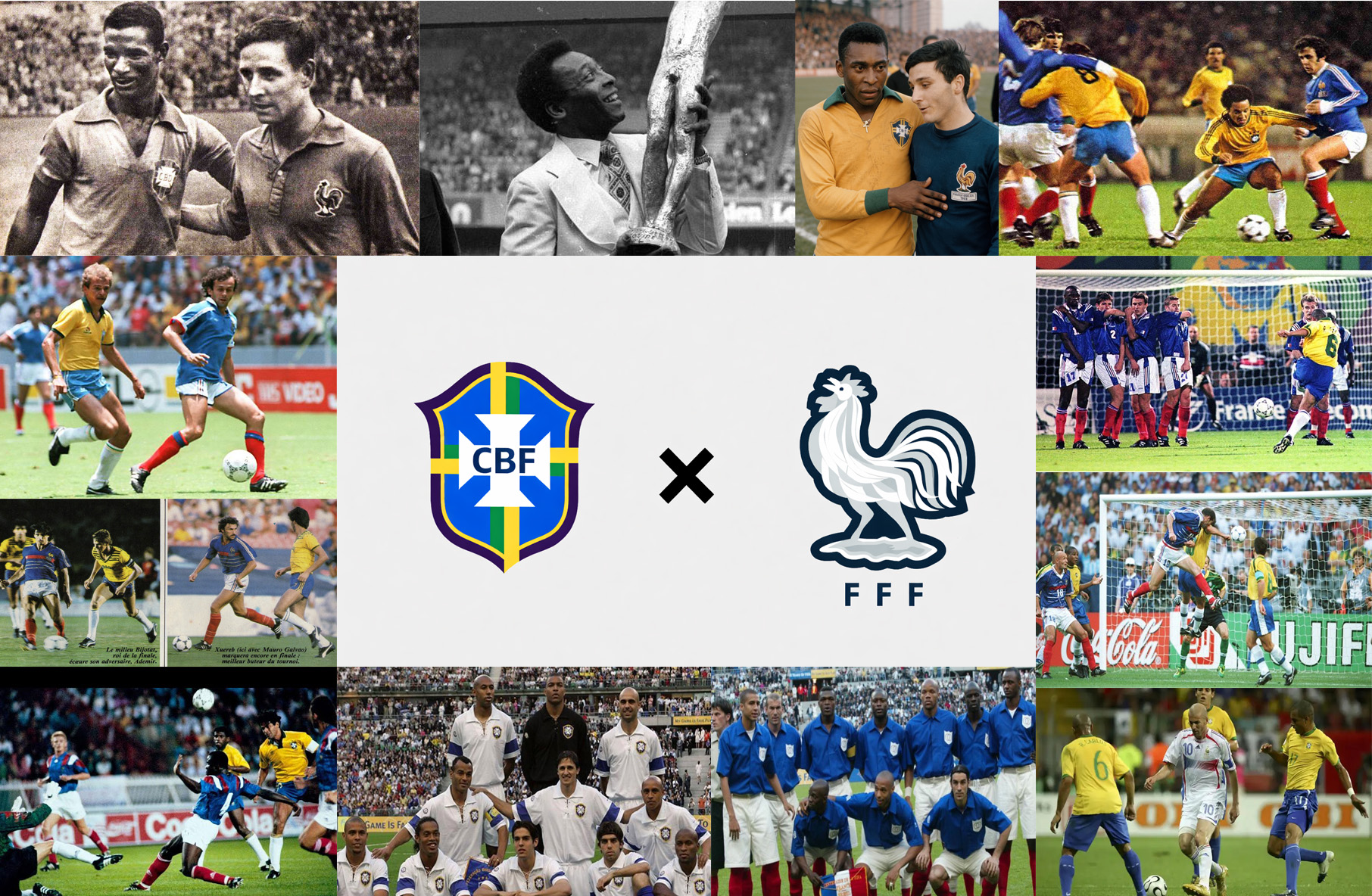 Brasil x França: Grandes jogos na história brasil-x-franca-grandes-jogos