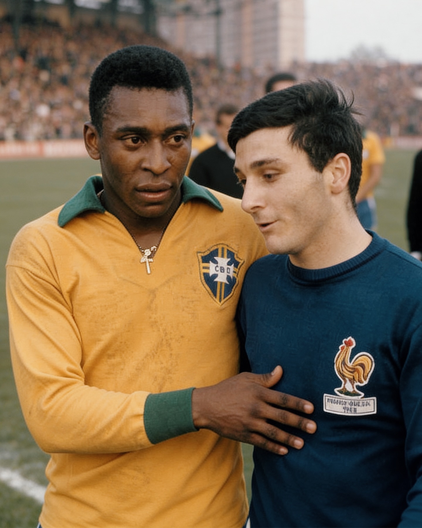 pele amistoso brasil franca 1963