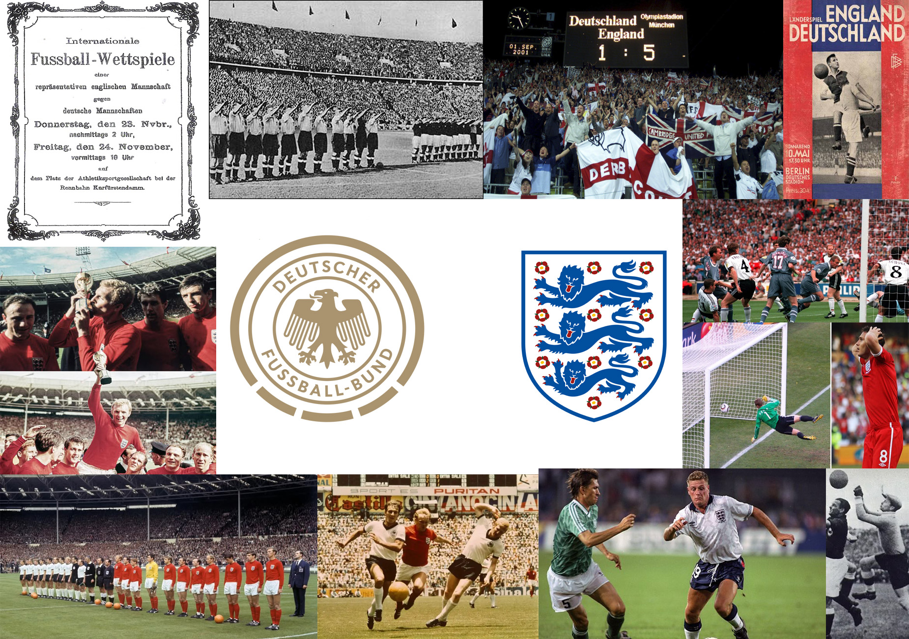Alemanha Inglaterra grandes jogos