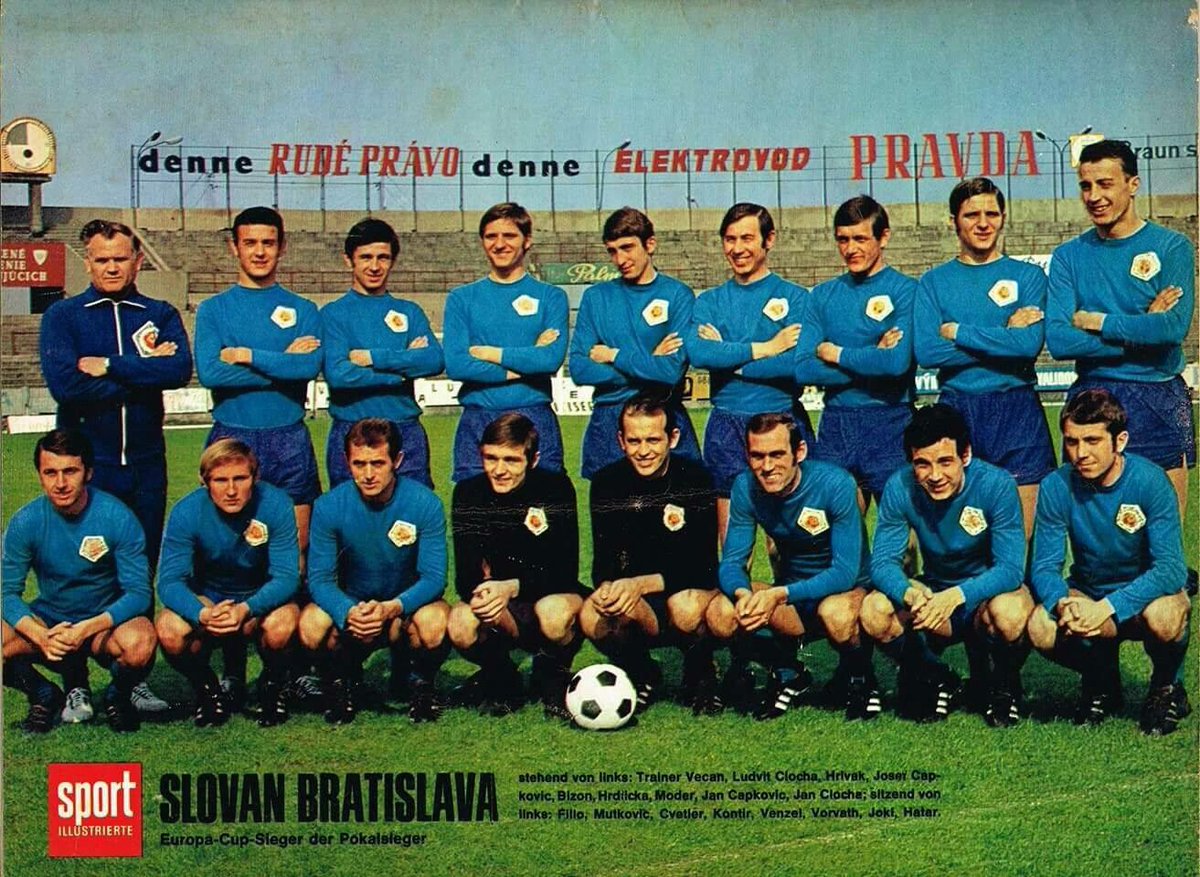 Esquadrão Imortal – Slovan Bratislava 1967-1969 Slovan Bratislava 1969